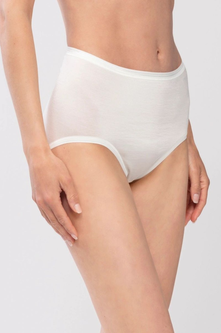 Dames Mey Slips & Pantyshorts | Tailleslip Serie Mey Lights Parelwit