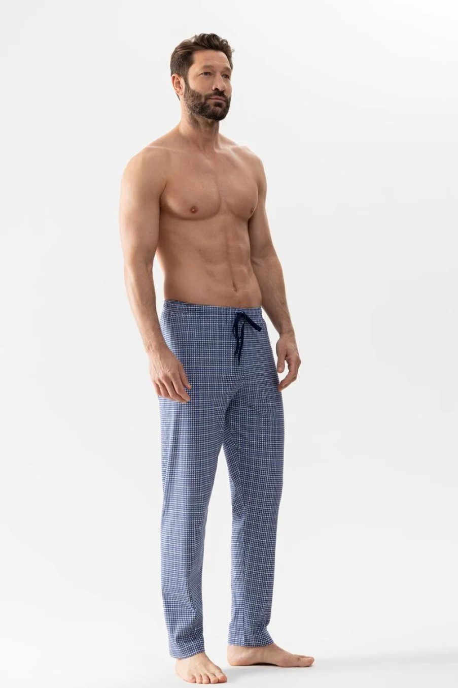 Heren Mey Loungewear Grote Maten | Broek Lang Serie Redesdale Ciel