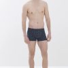 Heren Mey Shorts & Slips | Shorty Serie Small Paisley Yacht Blue