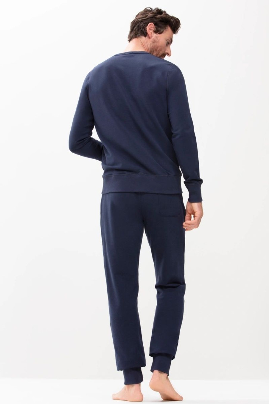 Heren Mey Bovenstukken | Sweatshirt Serie Enjoy Yacht Blue