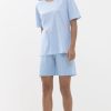 Dames Mey Pyjama'S | Pyjama Kort Serie Emelie Dream Blue