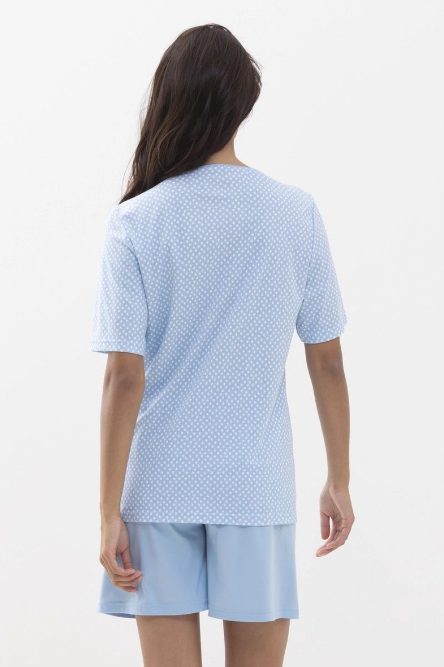 Dames Mey Pyjama'S | Pyjama Kort Serie Emelie Dream Blue