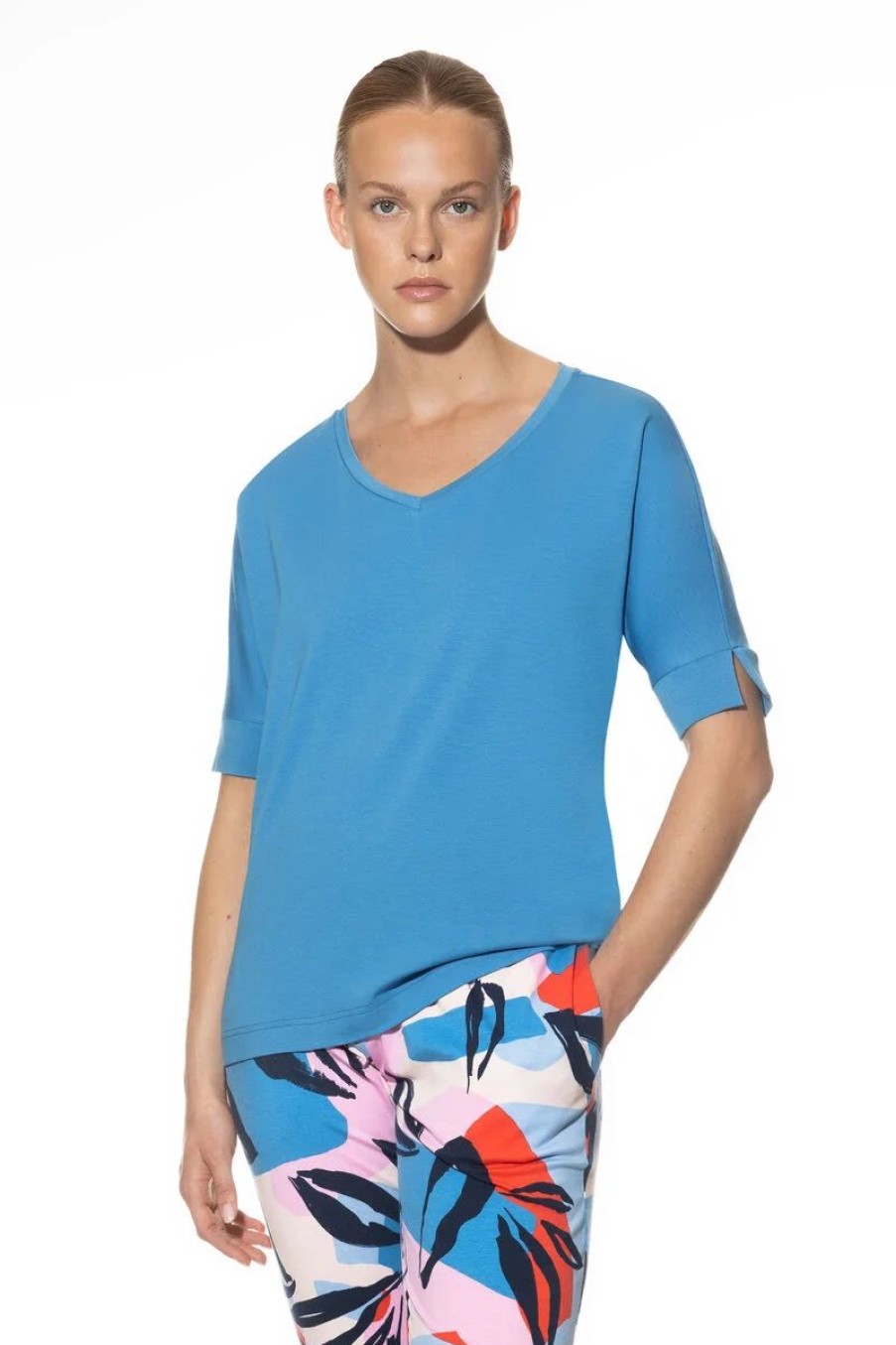 Dames Mey T&Shirts | T-Shirt Serie Teela Holiday Blue