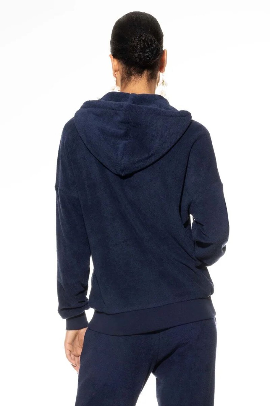 Dames Mey Bovenstukken | Cardigan Hoodie Serie Rebeca Deep Shadow