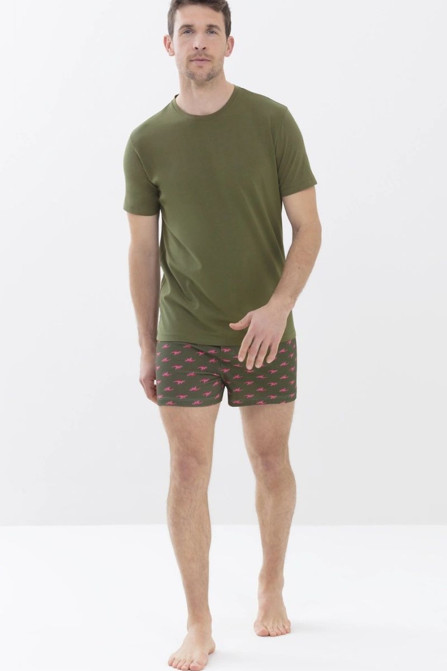 Heren Mey T-Shirt | T-Shirt Serie Relax Safari Green