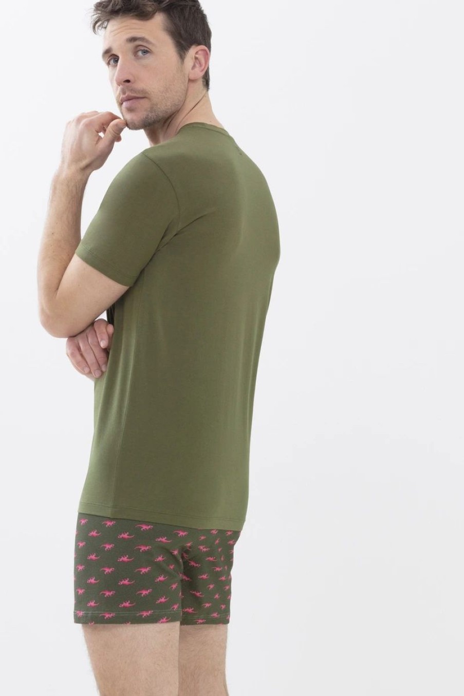 Heren Mey T-Shirt | T-Shirt Serie Relax Safari Green