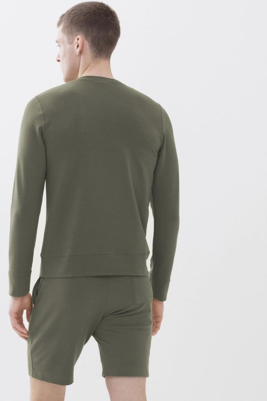 Heren Mey Bovenstukken | Sweatshirt Serie Enjoy Safari Green