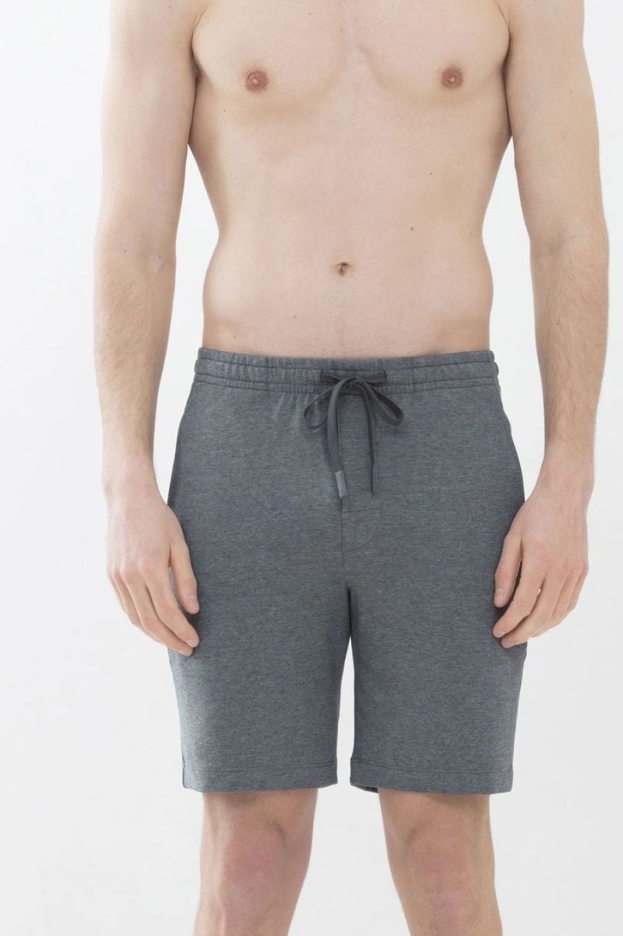 Heren Mey Loungewear Grote Maten | Broek Kort Serie Enjoy Quartz Melange