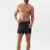 Heren Mey Shorts & Slips | Boxershorts Serie Bc Silver Circle Zwart