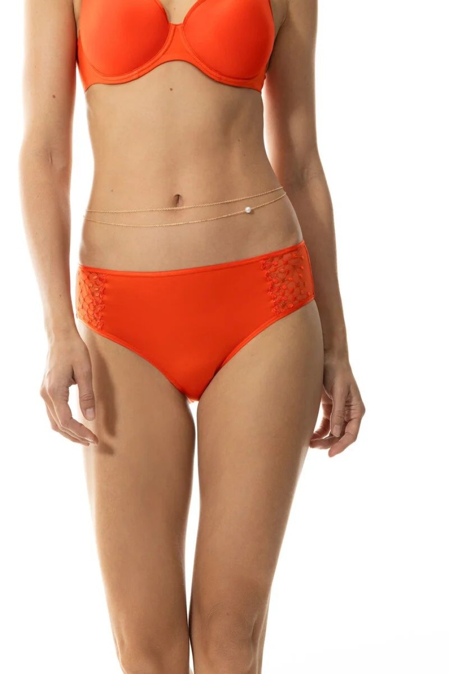 Dames Mey Slips & Pantyshorts | American Pants Serie Modern Joan Carnelian Orange