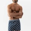 Heren Mey Shorts & Slips | Boxershorts Serie Cards Yacht Blue