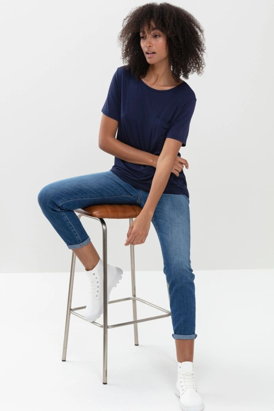 Dames Mey T&Shirts | Shirt Serie Sleepy & Easy True Blue