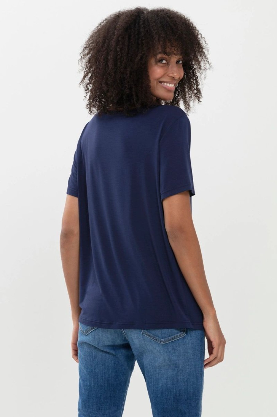 Dames Mey T&Shirts | Shirt Serie Sleepy & Easy True Blue