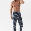 Heren Mey Broeken | Lange Broek Serie Cards Yacht Blue