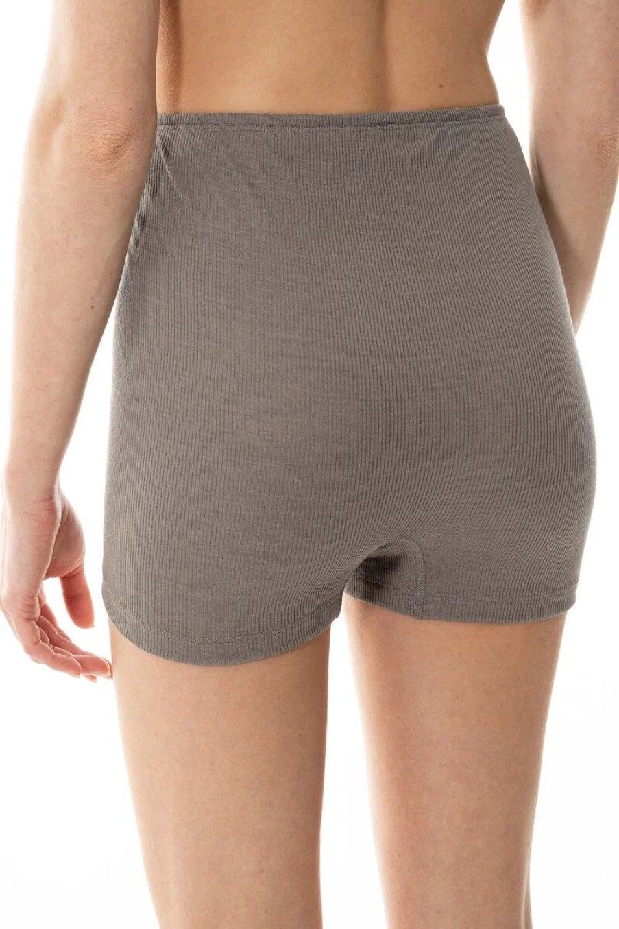 Dames Mey Slips & Pantyshorts | Panty Serie Wool Love Deep Taupe