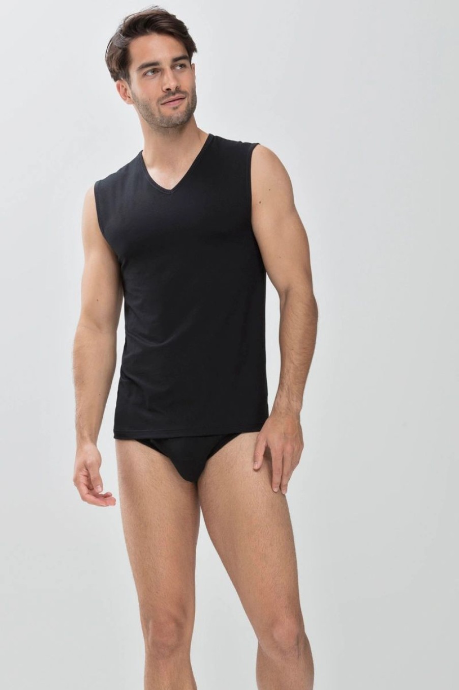 Heren Mey Ondershirts | Muscle-Shirt Serie Dry Cotton Zwart