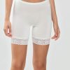 Dames Mey Slips & Pantyshorts | Long-Pants Serie Mey Lights Parelwit