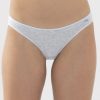 Dames Mey Slips & Pantyshorts | Minislip Serie Cotton Pure Light Grey Melange