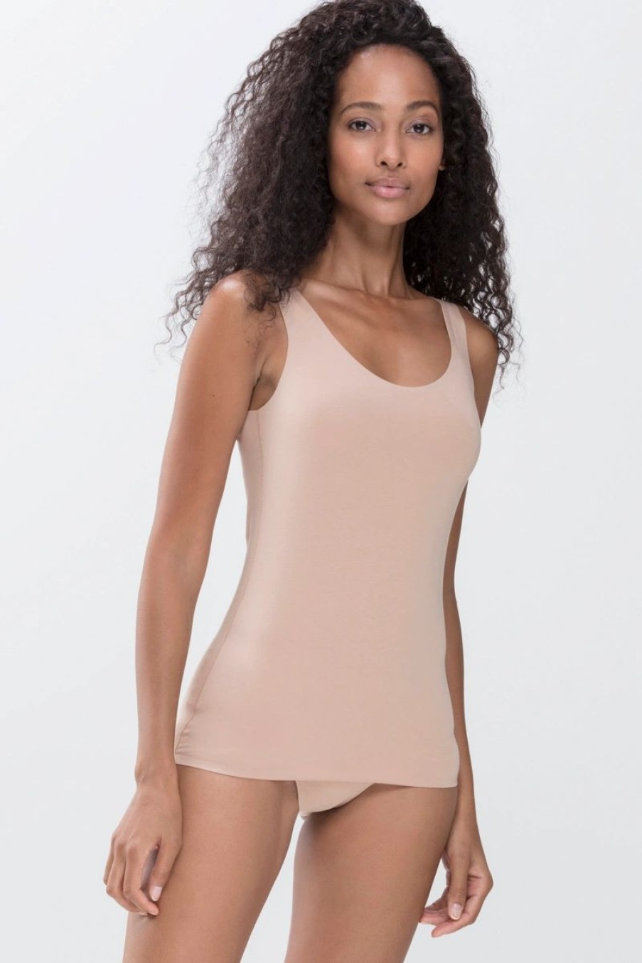 Dames Mey Ondershirts & Tops | Top Serie Pure Second Me Cream Tan