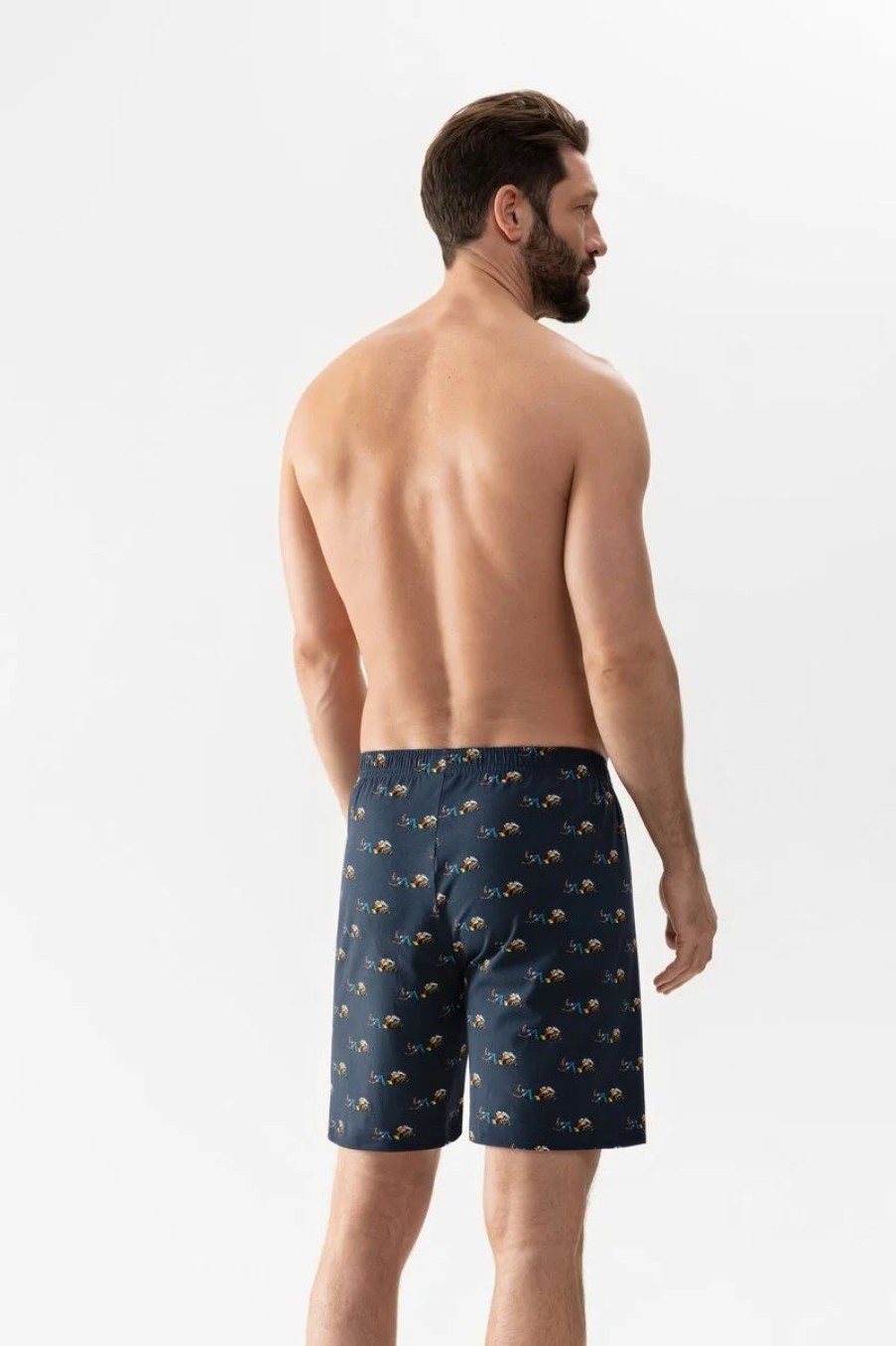 Heren Mey Boxershorts | Short Pants Serie Mey X Lucky Luke Yacht Blue