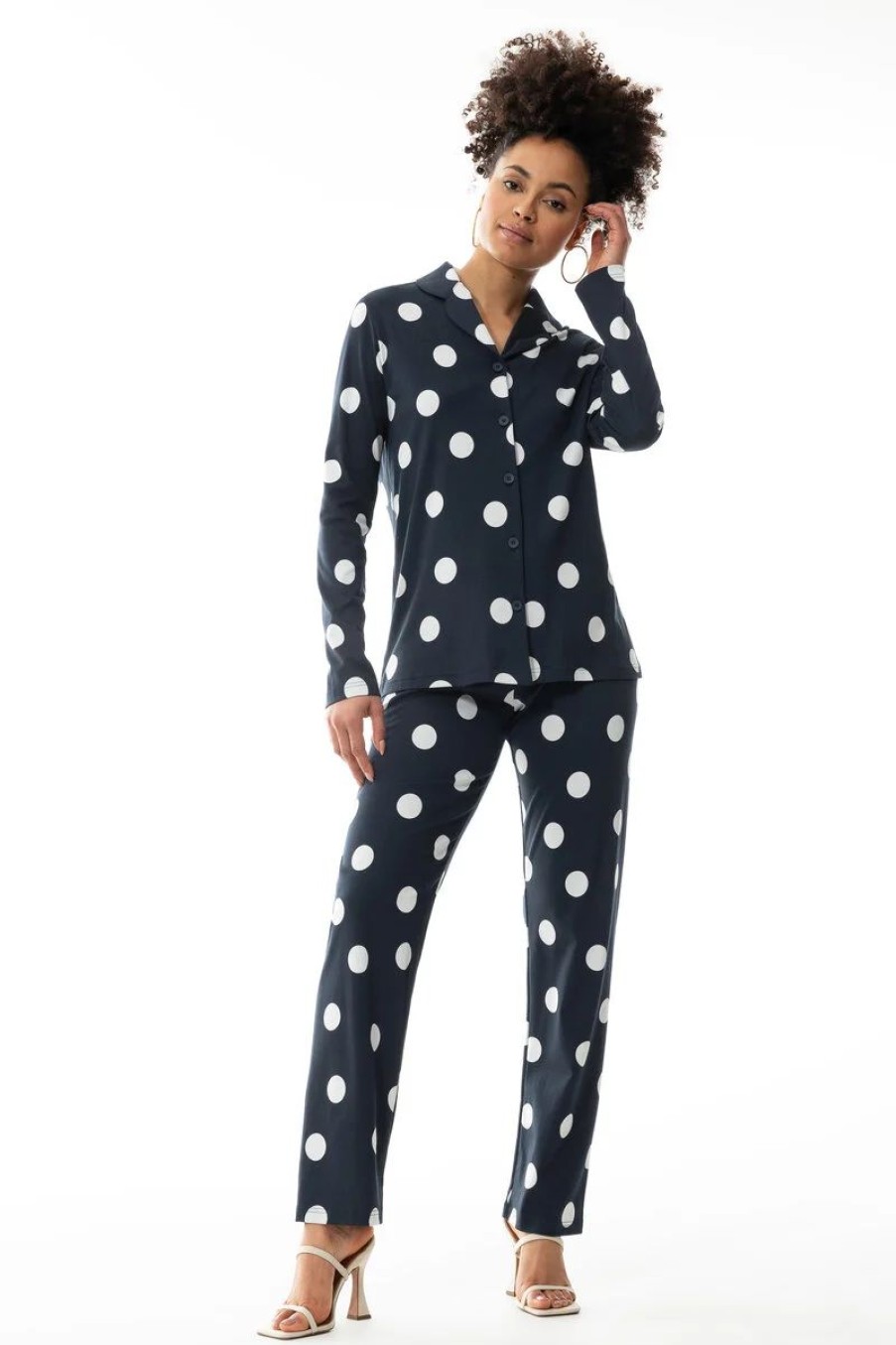 Dames Mey Pyjama'S | Pyjama Serie Anouk Night Blue