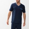 Heren Mey Pyjama'S | Pyjama Kort Serie Leongatha Yacht Blue